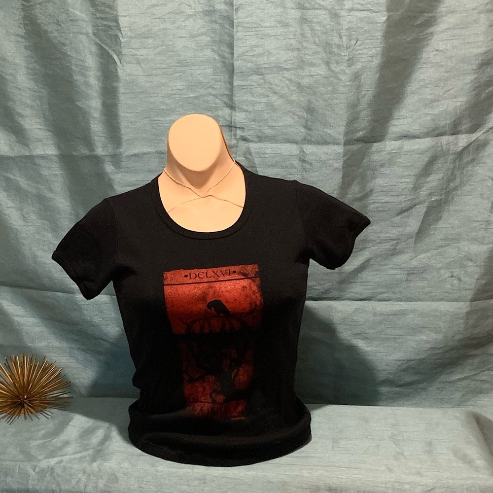 Moonspell DCLXVI Concert Tour Ladies T-Shirt